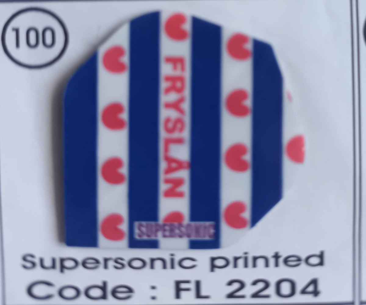 Dart Flights - 10 sets (30 stuks) - 100 micro - Supersonic - FL2204 - Fryslan - friesland