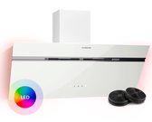 Bol.com Klarstein Alina Afzuigkap - 80cm Afzuigkap 600 m³/h Luchtstroom A-Energie-efficiëntie Touch Control LED-verlichting Stil... aanbieding