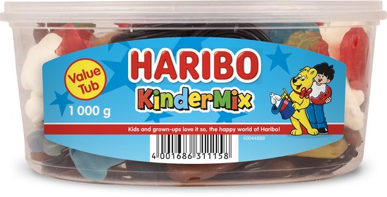 Mélange pour enfants Haribo - silo 1 Kilo