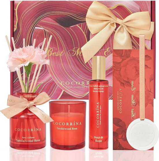 Moederdag cadeaus voor mama van dochter zoon, verjaardag kerstcadeaus voor mama, geurkaars cadeau voor vrouwen (moeder's laatste zenuw-zwart