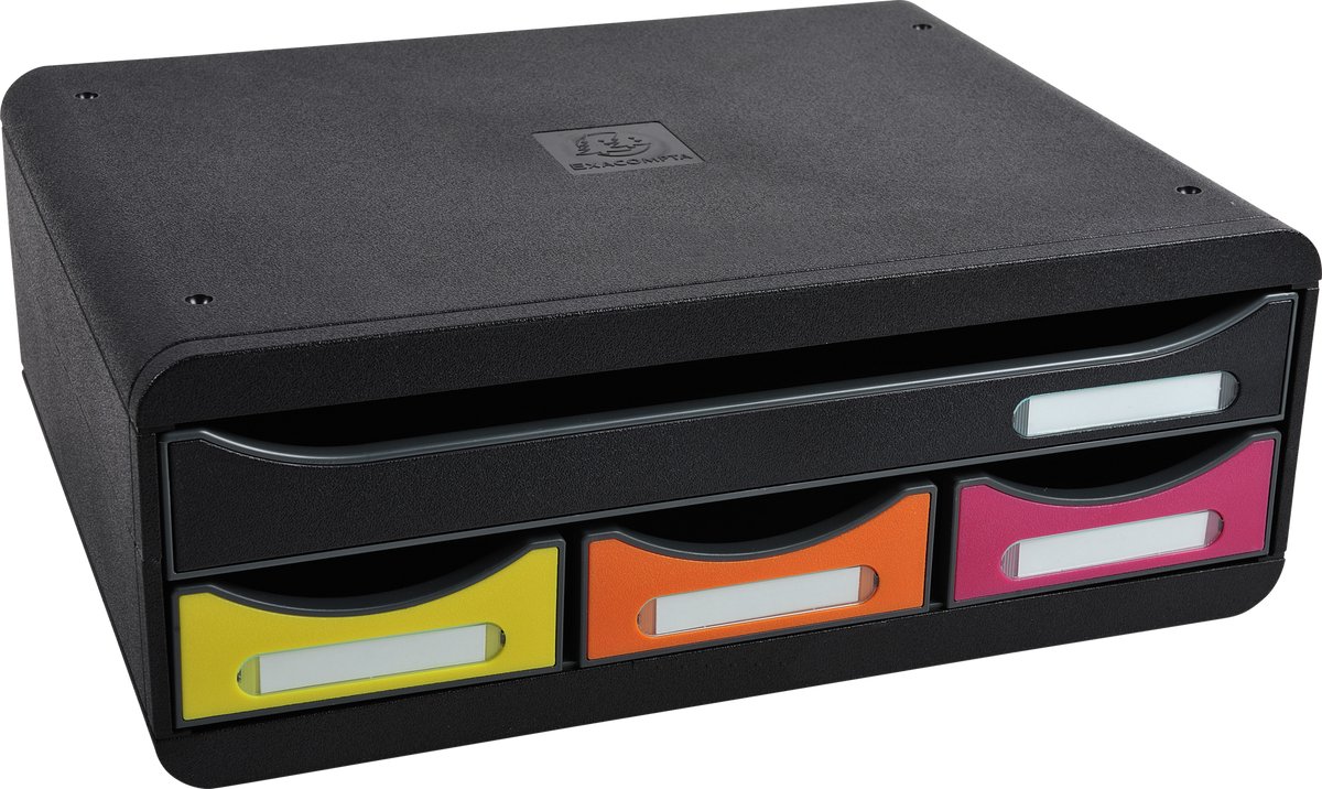 Goedkoopste Exacompta TOOLBOX MINI 4 lades - Harlekijn - 319798D