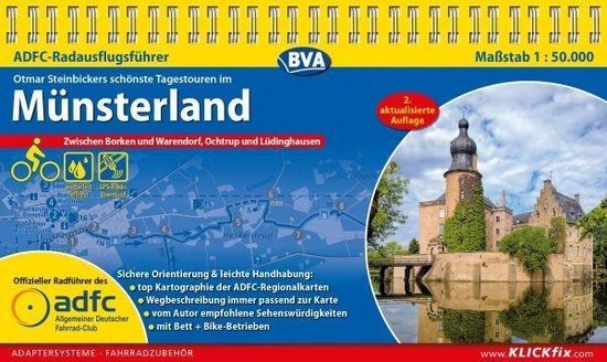 BikeMedia Fietsgids Münsterland 1:50.000 2.A 2019 - 2019 2e ... - cover