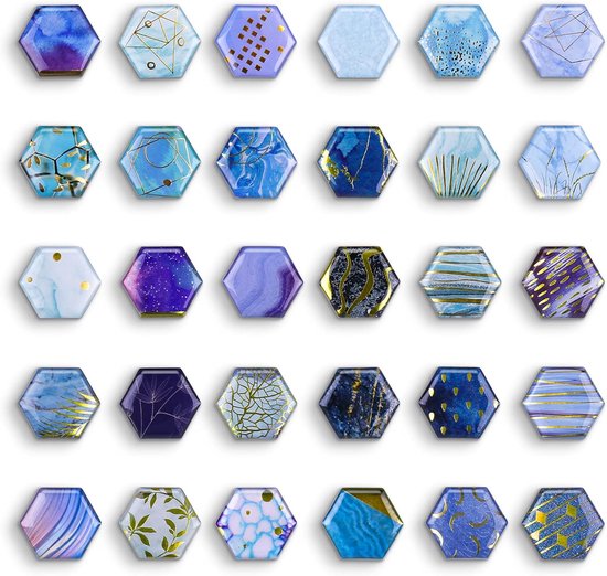 12 Stuks Koelkast Magneten Glas Koelkast Magneten Koelkast Stickers Koelkast Magneten Kantoor Magneten Whiteboard Magneten Voor Keuken Thuiskantoor Assor