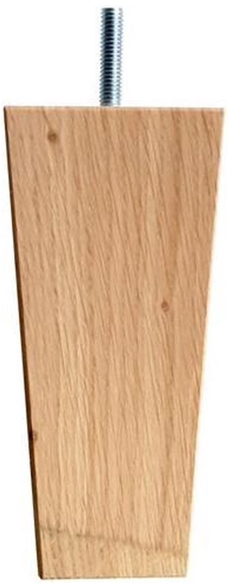 Nessa® - Boxspring Poten Taps Eiken Hout 15cm