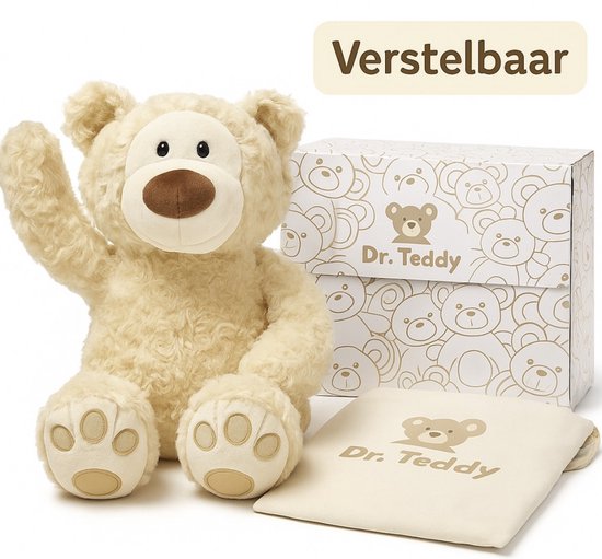 Foto: Dokter teddy verzwaringsknuffel 1 5 2 5kg verstelbaar verzwaarde knuffel weighted stuffed animal zware knuffel anxiety knuffel kinderen volwassenen