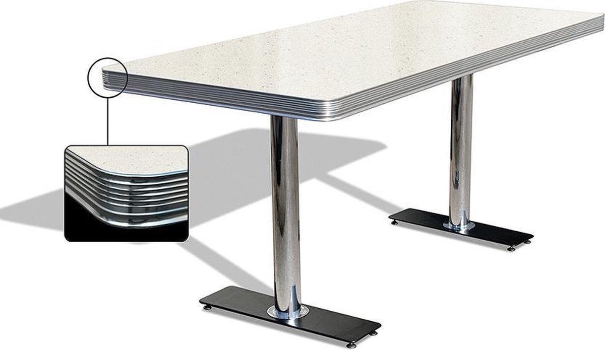 Bel Air Retro Eettafel TO-29W Multifleck
