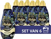 Bol.com Robijn Klein & Krachtig Collections Vloeibaar Wasmiddel - Beautiful Mystery - met essentiële oliën - 6 x 19 wasbeurten aanbieding