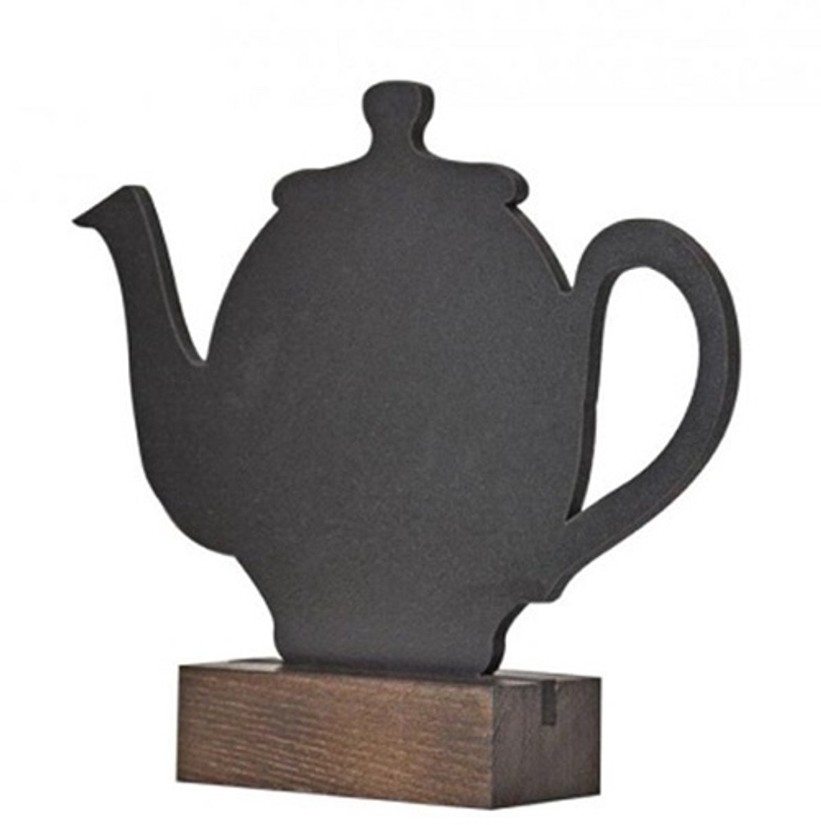 Krijt-tafelstandaard - TEA - 10x18cm - Dubbelzijdig beschrijfbaar met krijtstift