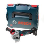 Bosch GWX 18 V-10 SC 18V Li-Ion accu X-LOCK Haakse slijper body in L-Boxx - 125mm - variabel - koolborstelloos - Simply Connected
