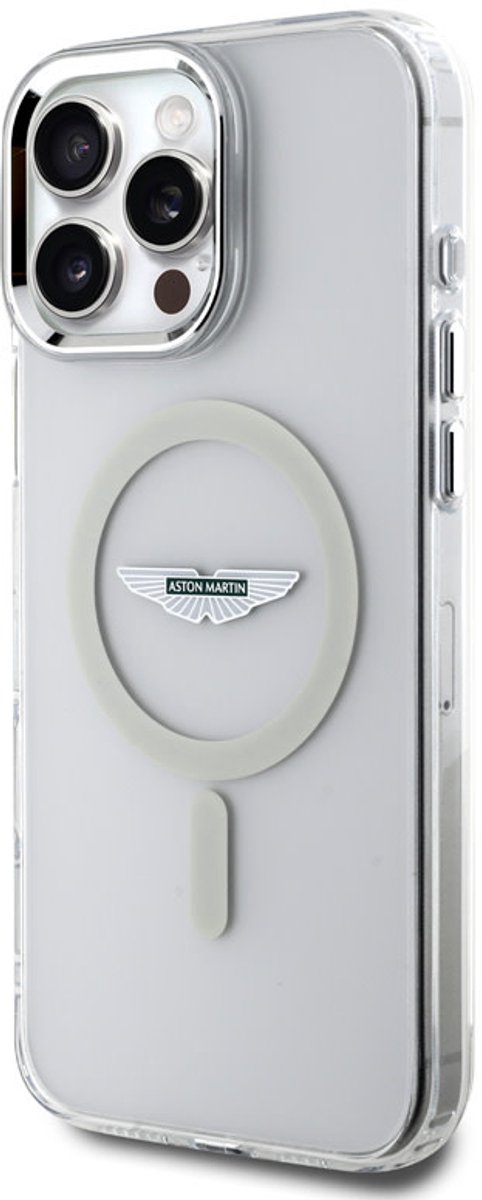 Aston Martin - Backcover iPhone 16 Pro Max - Magsafe - Frosted Effect - Transparant