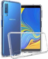 Ntech Hoesje Geschikt Voor Samsung Galaxy A7 2018 Hard Back Hoesje - Transparent