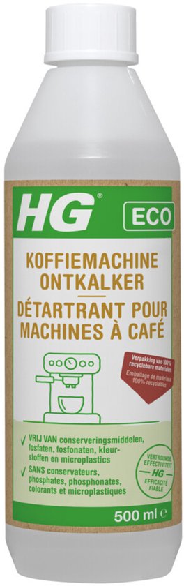 HG Eco Coffee Machine Détartrant Acide Citrique - 6x500ml - Forfait à prix réduit