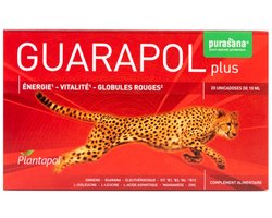 Plantapol Guarapol Plus Ampullen - Voor Zwakte en Tijdelijke Vermoeidheid - 10ml per Ampulle - 20 Stuks