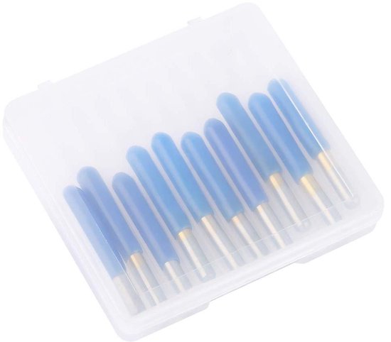 10 stks End Molen Snijder Boor Bits, gecoate End Mill Spiraal Router Bits gecementeerde hardmetalen CNC frezen Gereedschap 1.0-3.0mm