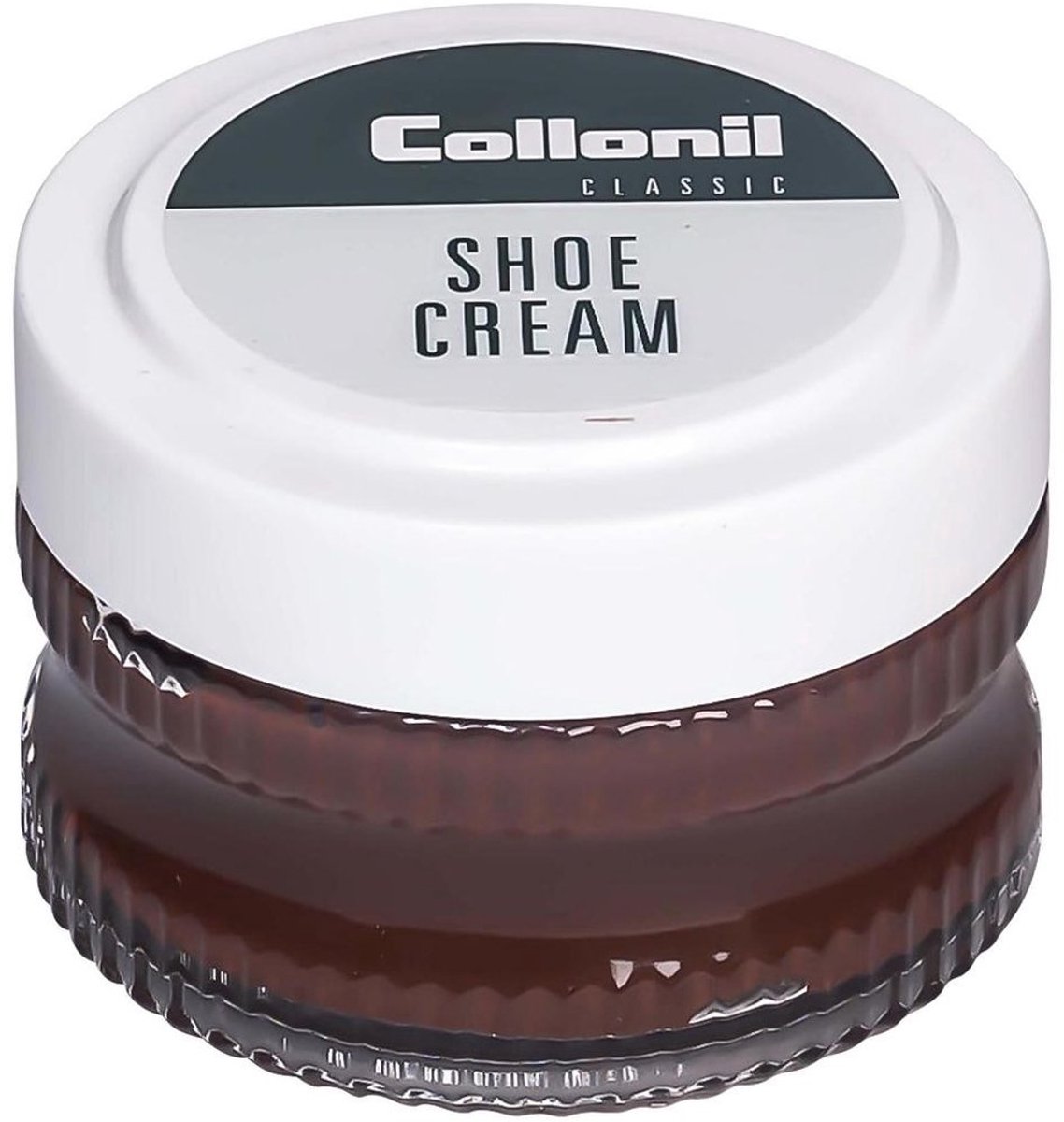 3 Glazen potjes schoenpoets Chocolade bruin | Collonil shoe cream Coca mid Bruin | kleur 307 | 3 x 50 ml | voordeelaanbieding