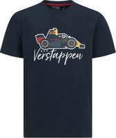 Red Bull Racing Kids Verstappen Car Graphic Tee - Maat 164