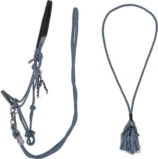 QHP - Touwhalster & Neckrope Liberty - Petrol - Shet