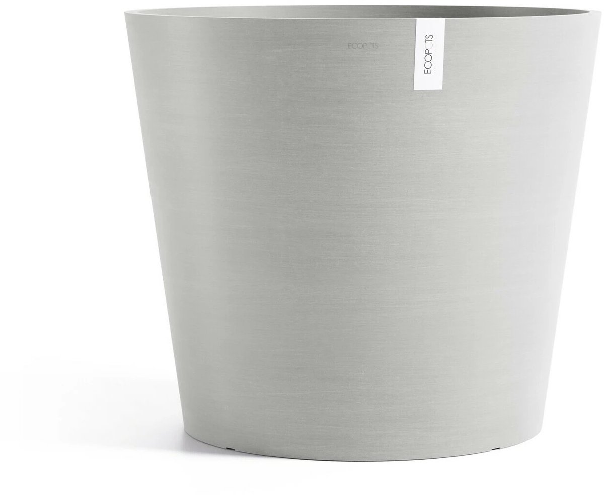 Ecopots Pot amsterdam d70cm gris blanc
