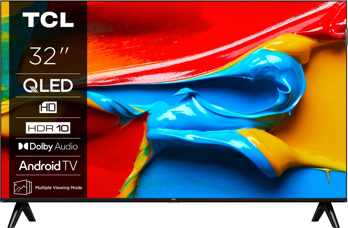TCL 32V4C - 32 inch - HD Ready QLED - 2025 - TCL - €199,00