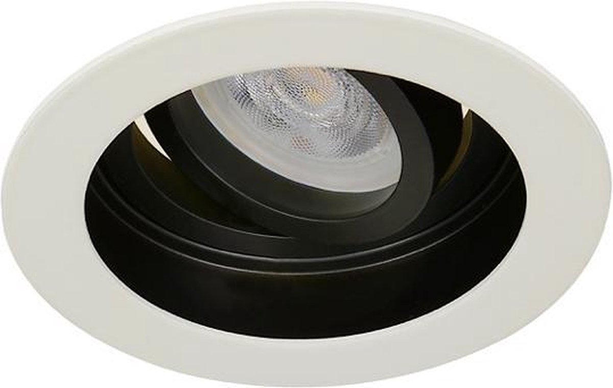Dimtone inbouwspot Rafa -Verdiept Wit -Philips Warm Glow -Dimbaar -4.9W -Philips LED