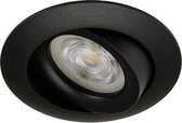 LED inbouwspot Timo -Rond Zwart -Koel Wit -Dimbaar -3.5W -Philips LED