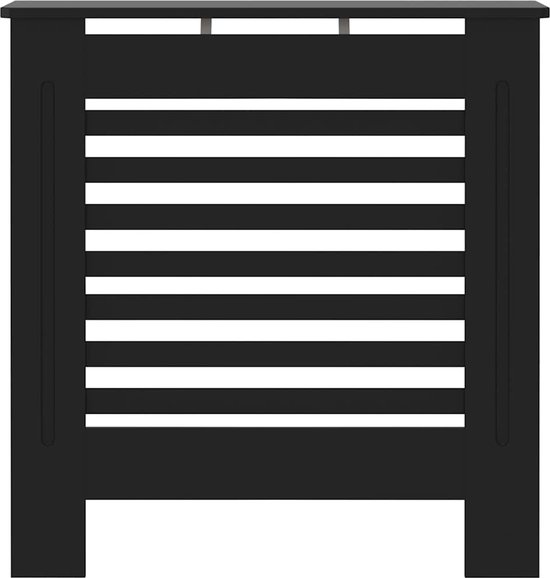 vidaXL Radiatorombouw 78 cm MDF zwart