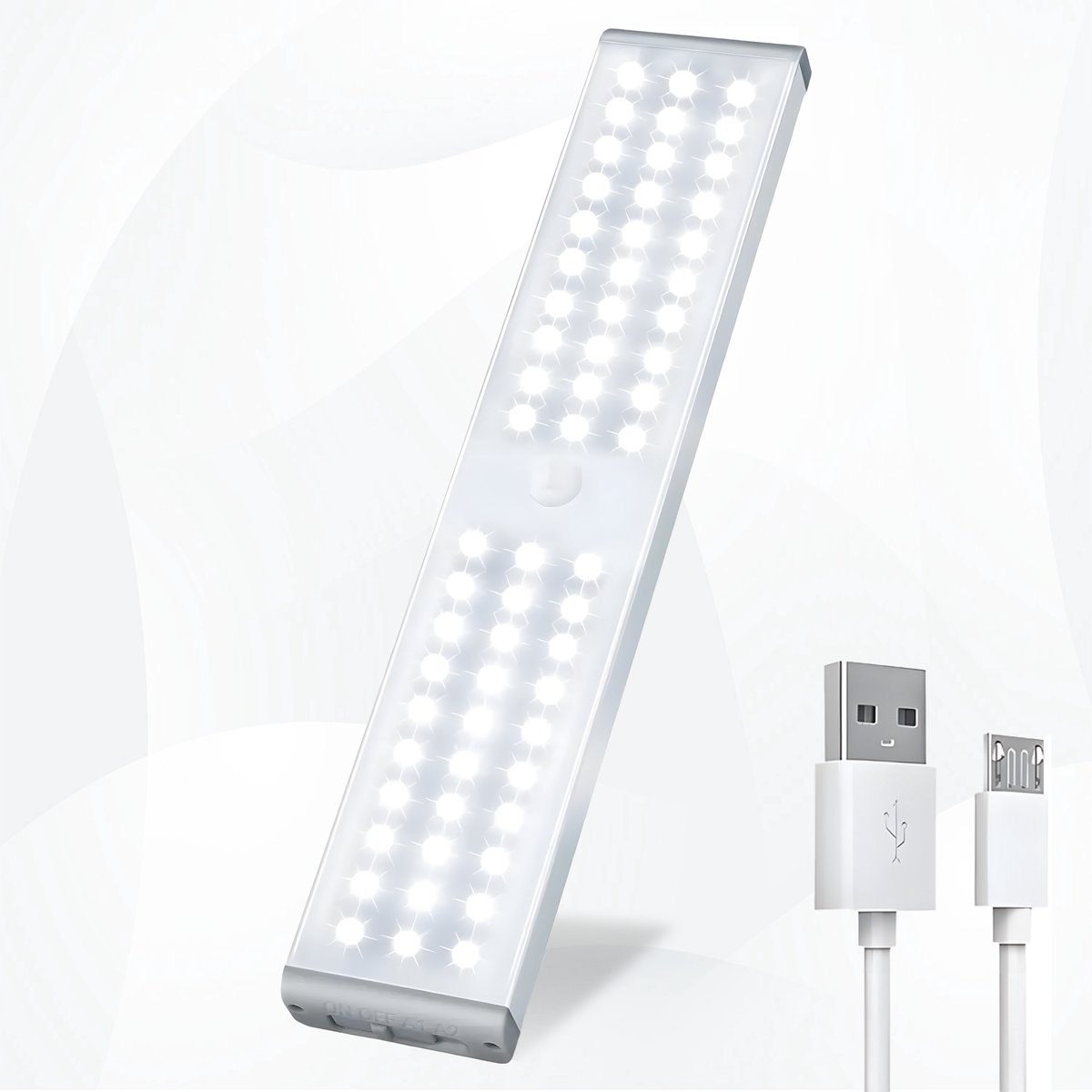 WoonWonder Kastverlichting met Bewegingssensor - Draadloos - 20 CM - Magnetisch - Wit