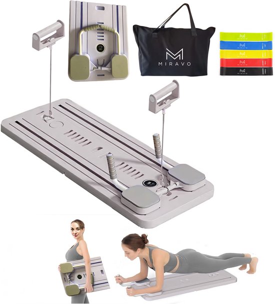 Planche Pilates 5 En 1 - Reformer Avec Roue - Rebond