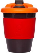Herbruikbare Koffiebeker - 340ml - Vulcano Red - Kunststof - Pioneer
