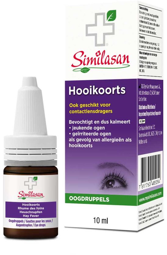Similasan - Hooikoorts Oogdruppels - Kalmeert jeukende ogen – Allergie - 10ml