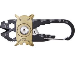 Sleutelhanger - Survival tool - Tool - Kamperen - 20 Functies - Gadget - Survival Gadget - Vaderdag