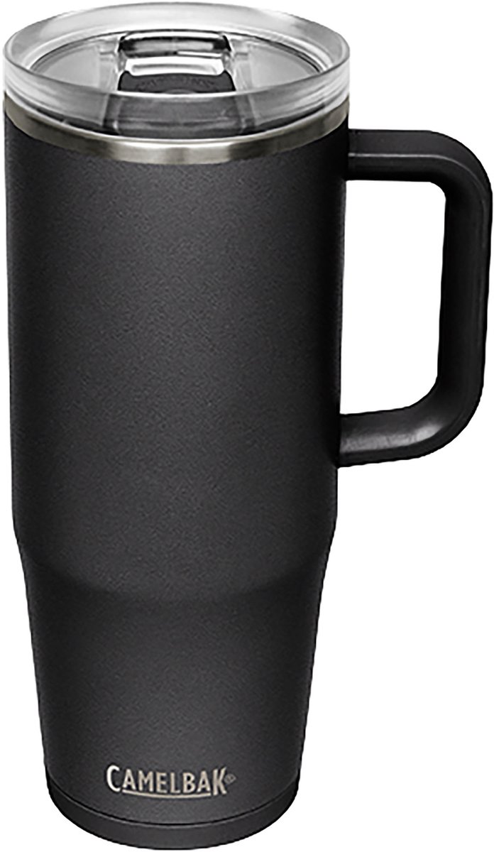 CamelBak Thrive Mug Vacuum Insulated - Isolatie drinkbeker - 1 L - Lekvrije Drinkfles - Waterfles - Reisbeker - Thermosfles - Dubbelwandige Fles - Zwart (Black) – foto 4