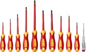 11-Delige GeïSoleerde Schroevendraaierset, 1000 V Elektrisch Gereedschap, Magnetische Punten en Spanningstester (Professioneel)