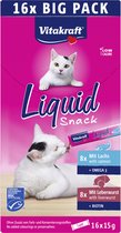 Vitakraft Liquid Snack Multipack Leverworst & Zalm MSC