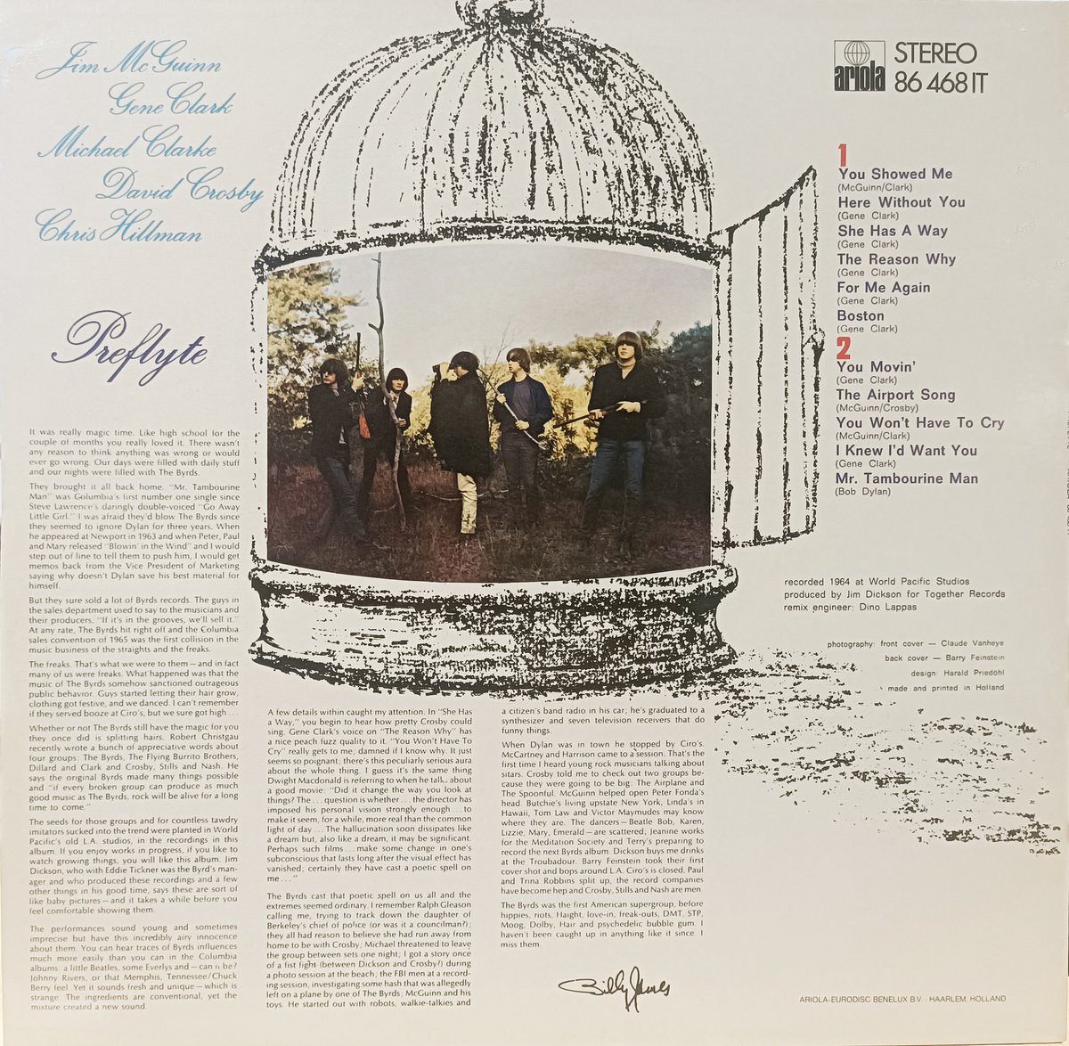 Jim McGuinn, Gene Clark, Michael Clarke, David Crosby, Chris