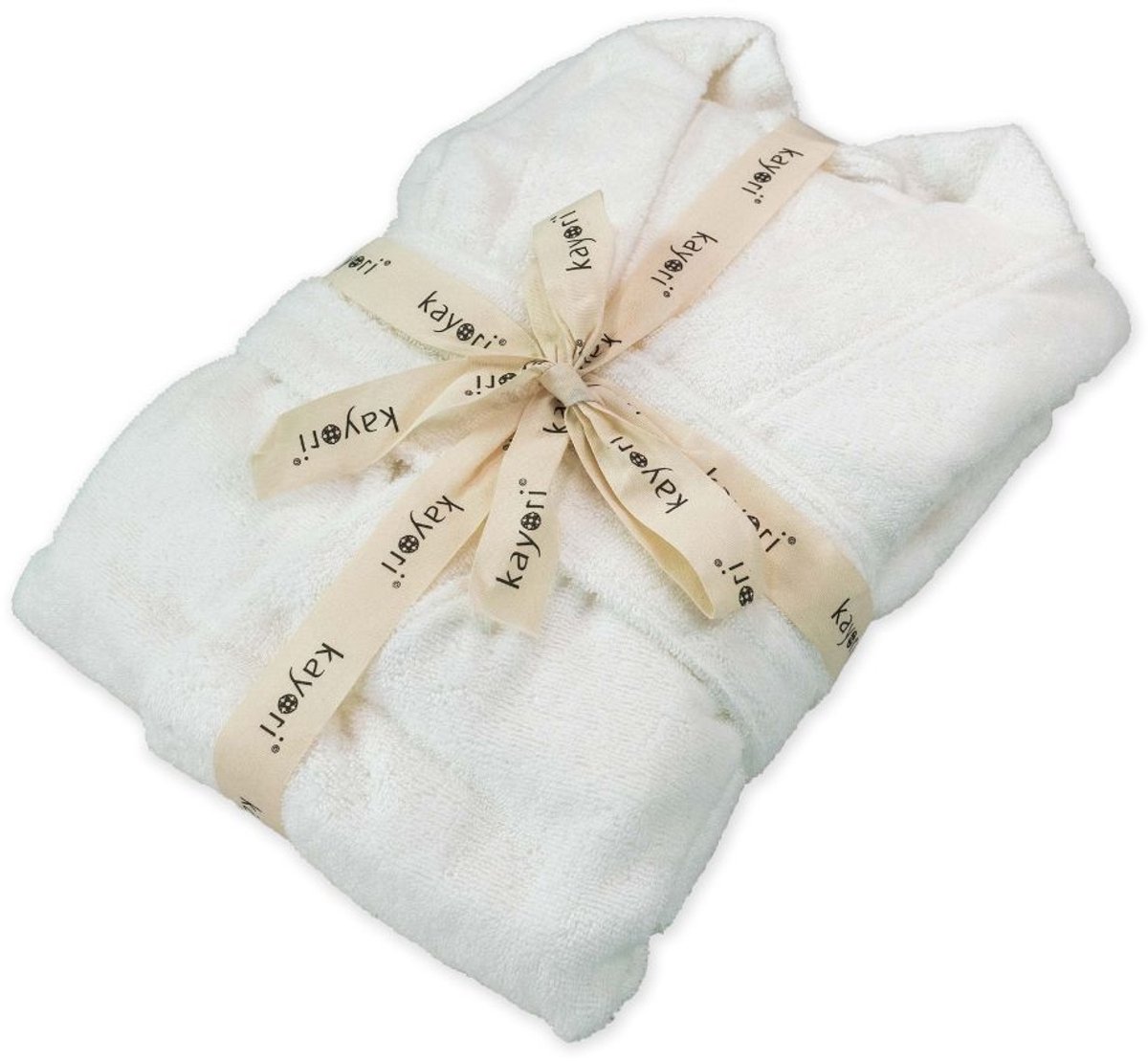 kayori Fusai Badjas - Unisex - Biologisch Katoen - Wit - S - Lang