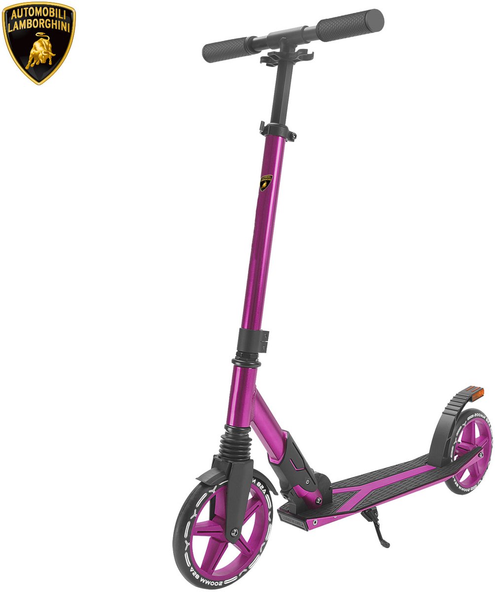 Lamborghini L2-200, Big wheel scooter met vering en F1-stijl remlicht, Roze