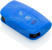 SleutelCover - Blauw / Silicone sleutelhoesje / beschermhoesje autosleutel