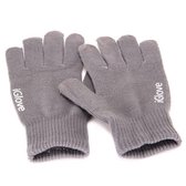iGlove Touchscreen handschoenen, Touch Gloves, One Size, Grijs