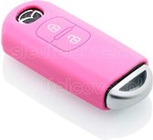 Mazda SleutelCover - Roze / Silicone sleutelhoesje / beschermhoesje autosleutel