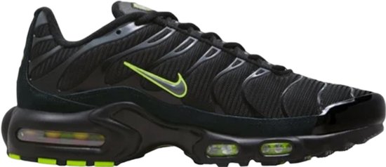 nike air max plus green and black
