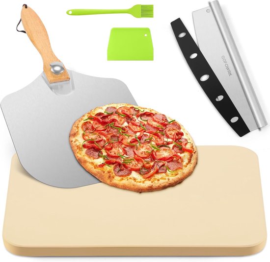 Relaxdays Pizzasteen set - kopen bij