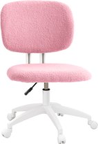 Vinsetto - Bureaustoel - Hoogteverstelbaar - met bekleding - Roze