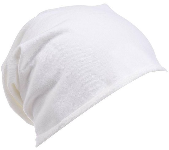 Bonnet chimio - Alopécie - Wit/ Écru - Taille unique (010840#)