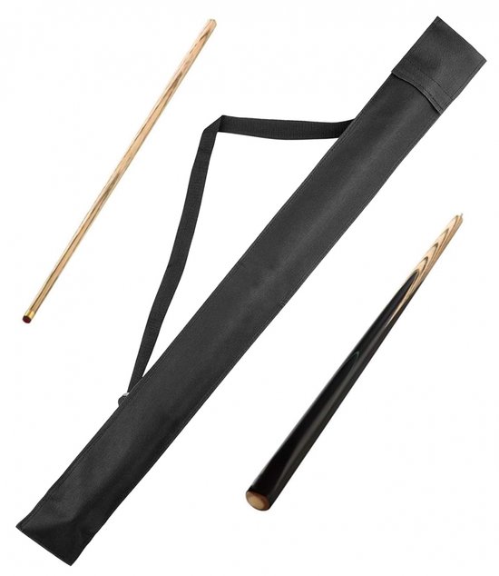 Keu tas - Voor 2-delige keuen - 82 cm - Keu hoes - Biljartkeu - Biljartkeu - Zwart Kleur Pool Cue Case - PU - biljart keue tas - Cue Bag - biljarttas - Exclusief clubs