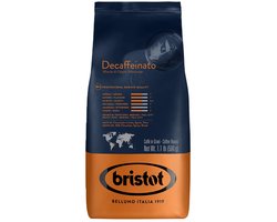 Bristot Decaffeinato koffiebonen 500 gram