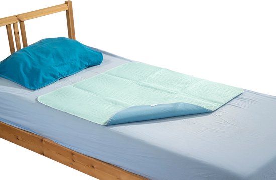 Wasbare bed onderlegger 85x90 cm - Duurzaam en milieubewust - Incontinentie bedonderlegger - Matrasbeschermer van Soxy. — afbeelding 3