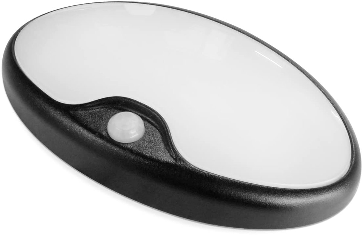 LED Plafondlamp 12V met Bewegingssensor voor Caravan en Camper - Warm Wit 370LM - Compacte Binnenverlichting