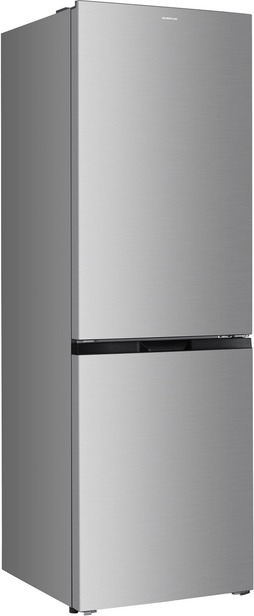 Inventum KV1840S No Frost energiezuinige koel-vriescombinatie - 184 cm hoog - 327 liter - Superkoelen - Supervriezen - Energielabel C - Vrijstaand - RVS look — afbeelding 4