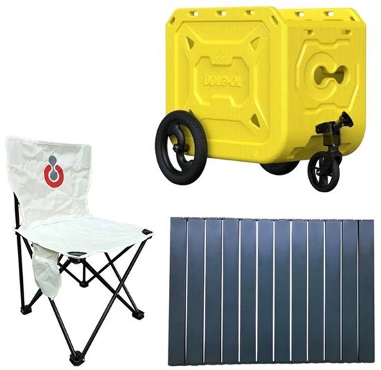 Gran Vida® - Remorque pour vélo - Pliable - Convient aux Vélos pliants - Capacité de 128 litres - Charge maximale de 25 kg